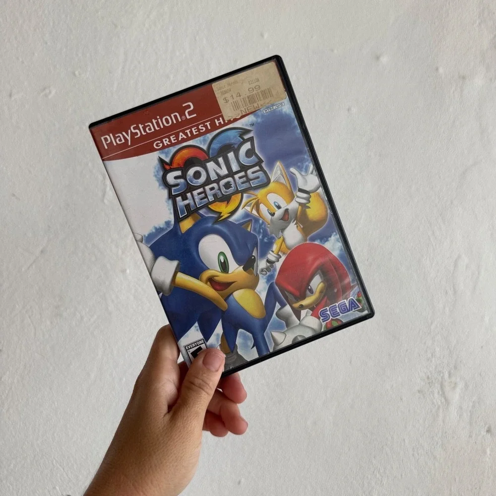 Sonic Heroes Greatest Hits‎ PS2 PlayStation 2 Case Manual Untested